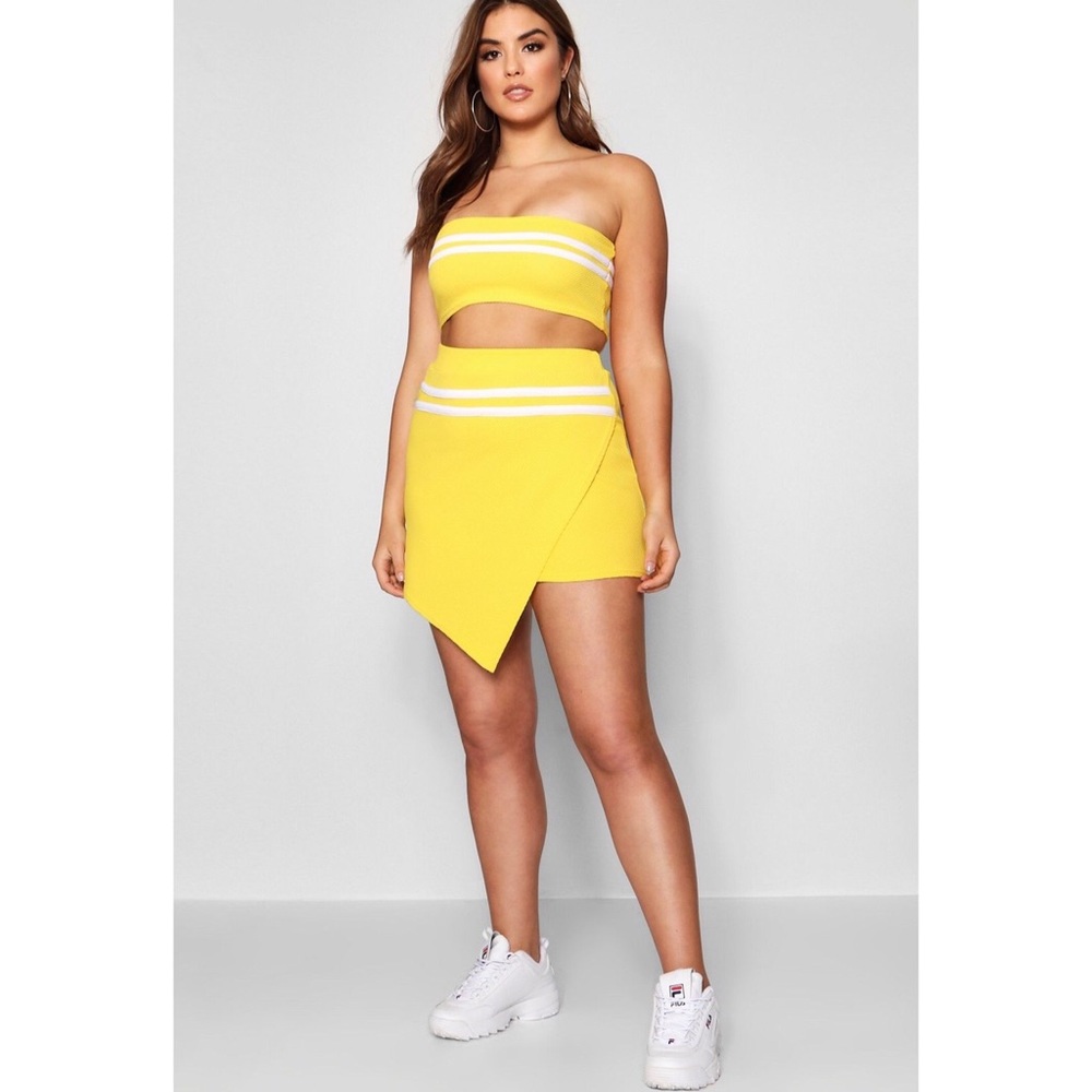 Zendaya Sports Stripe Co-ord Set Top